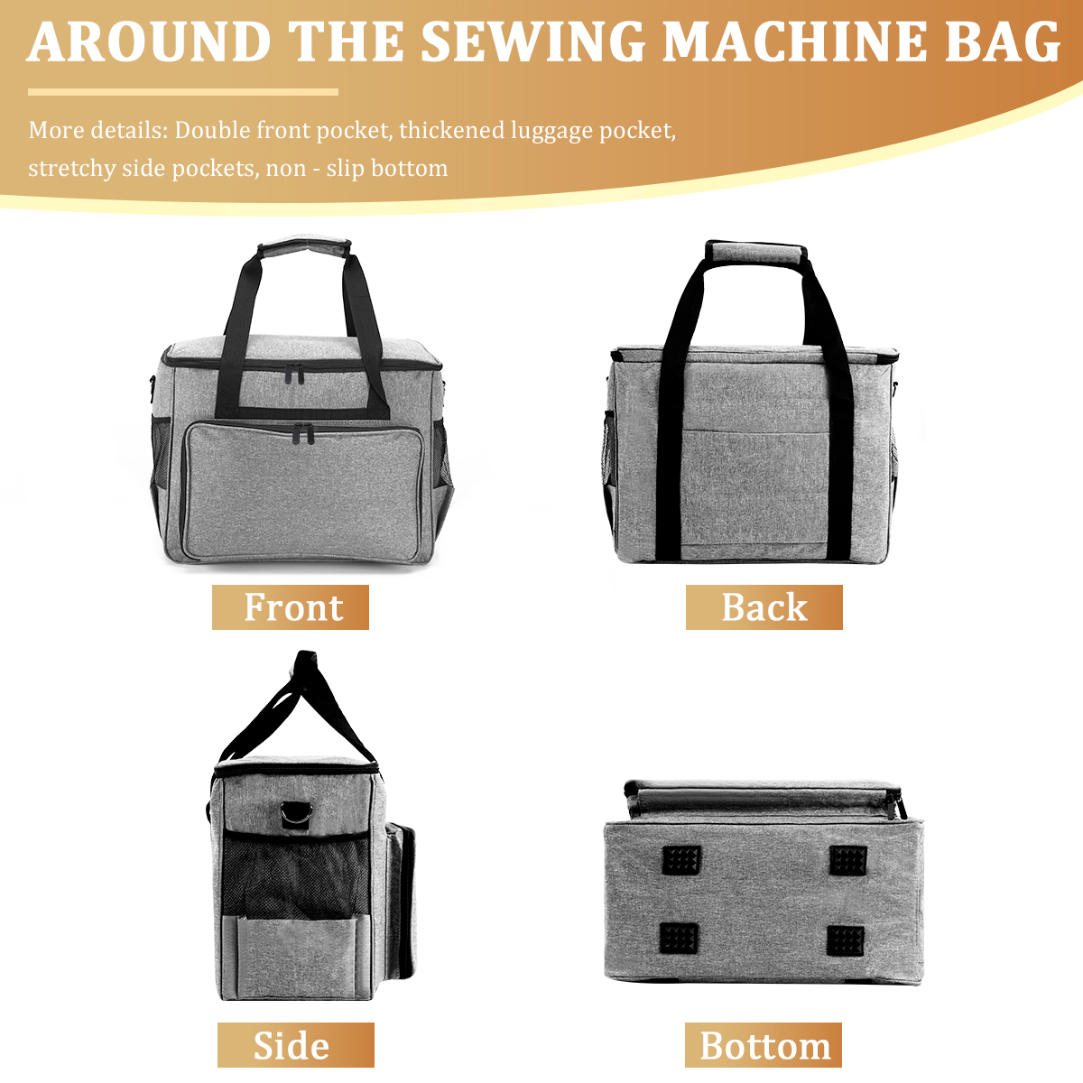 KOKNIT Sewing Machine Carrying - Travel Accessories Case recension och pris
