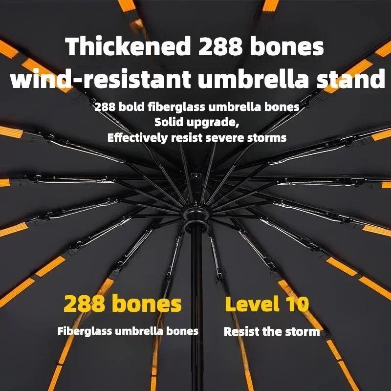 Windproof Strong Automatic Umb - Travel Umbrella Compact recension och pris