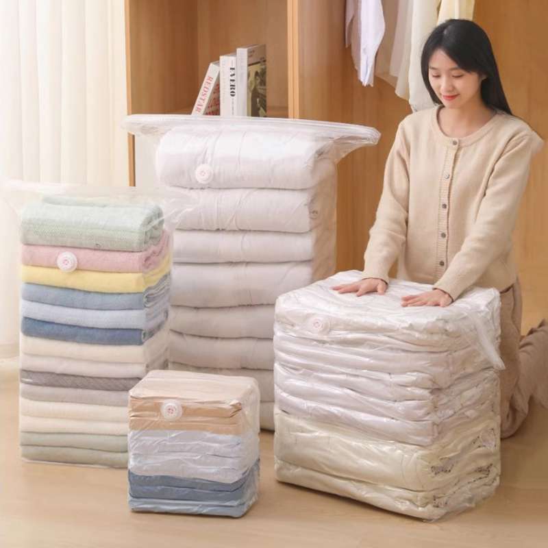 1pc No Need Pump Vacuum Bags L - Travel Accessories You Need recension och pris
