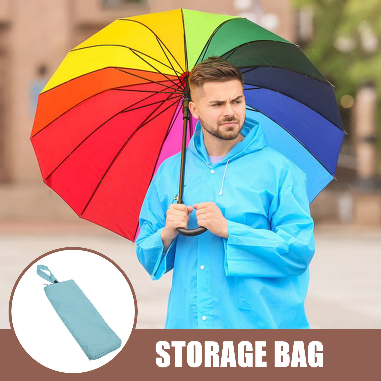 Microfiber Waterproof Umbrella - Travel Umbrella Compact recension och pris