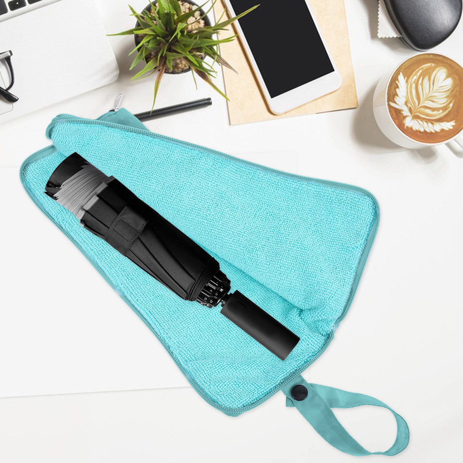 Microfiber Waterproof Umbrella - Travel Umbrella Compact recension och pris