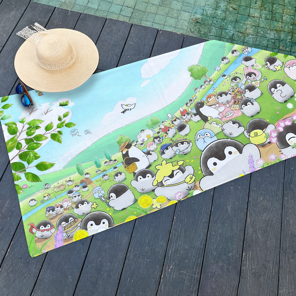 Cute K-Koupenchan Towel Beach  - Travel Yoga Accessories recension och pris