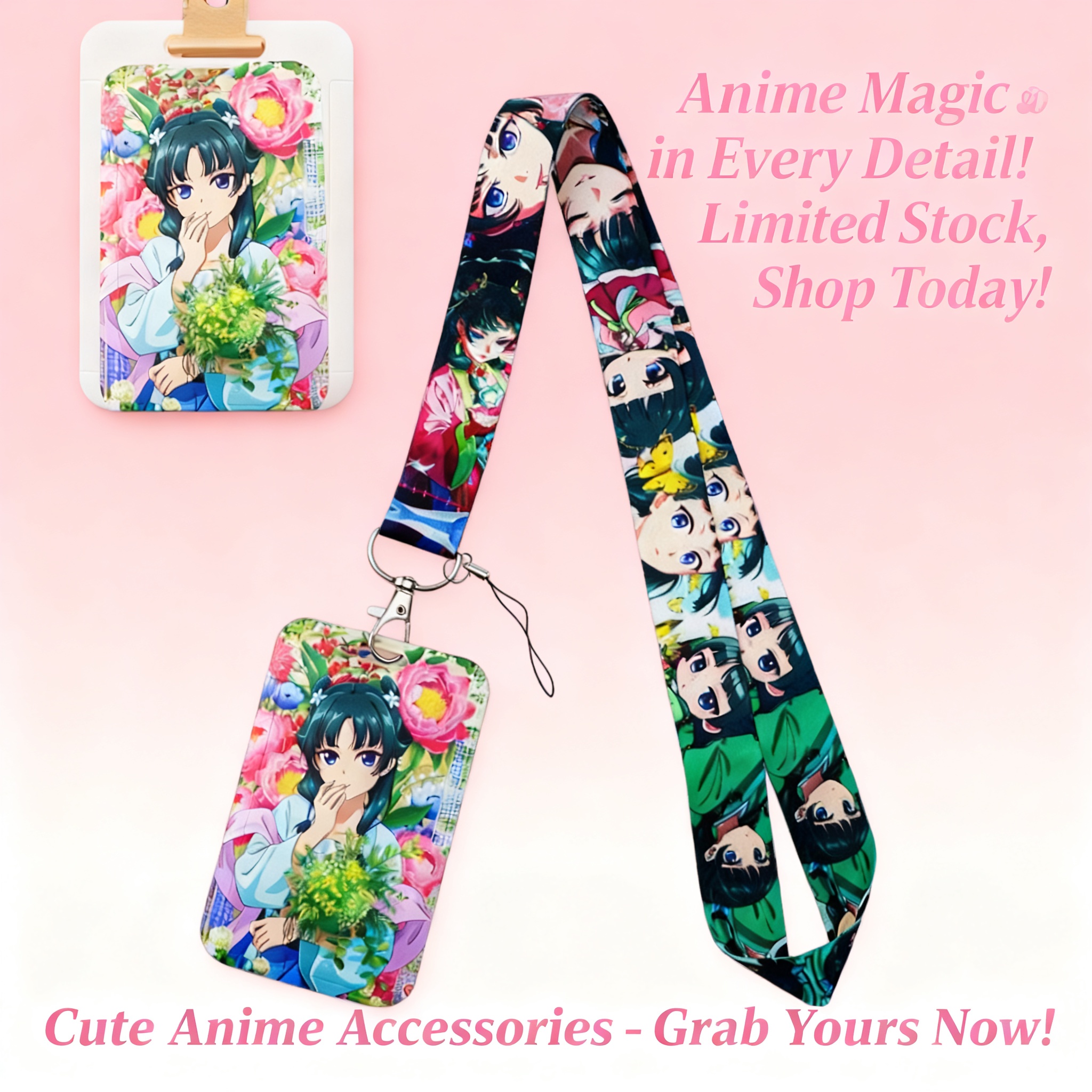 Cute Anime Girl Lanyard Neck S - Travel Accessories List recension och pris