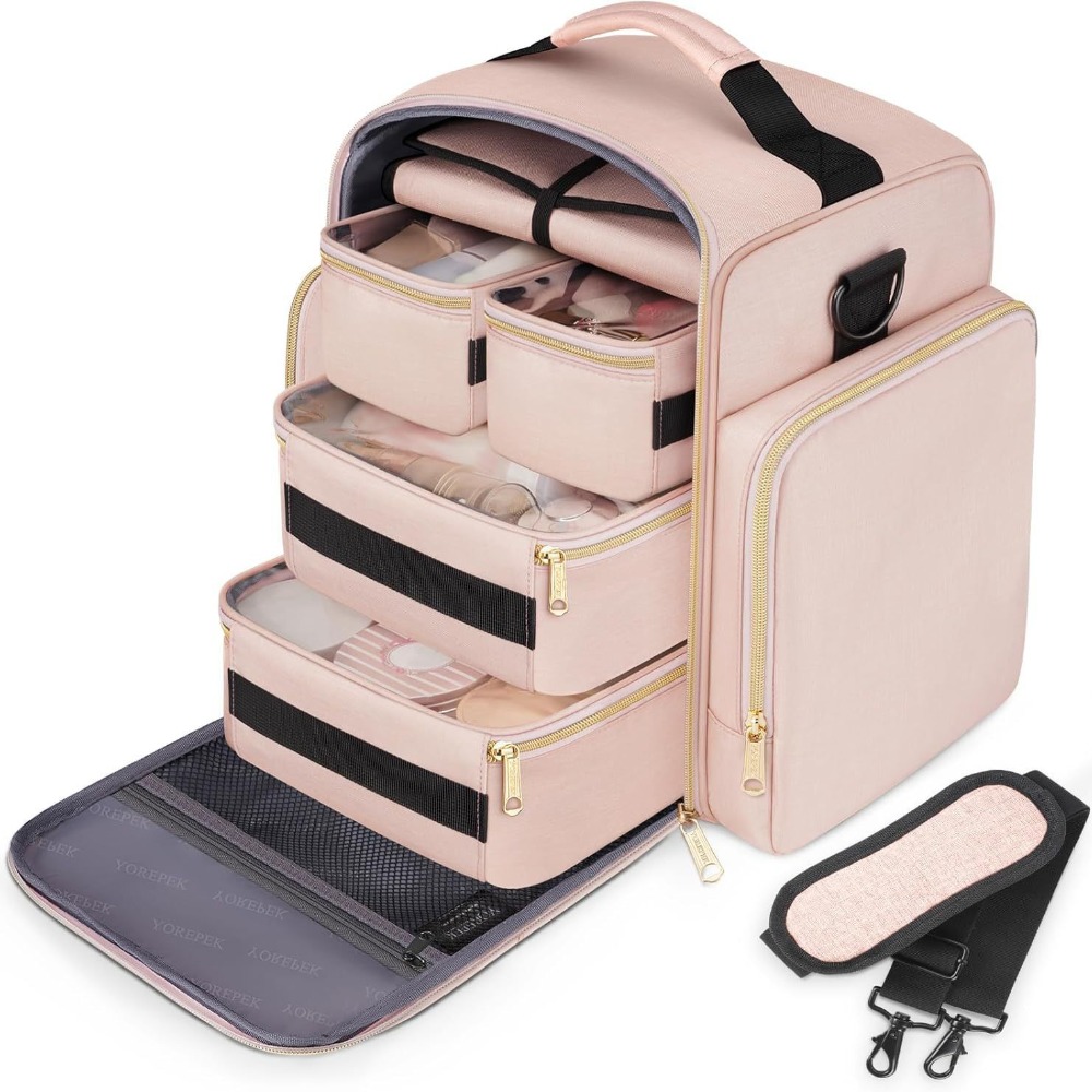 Large Travel Cosmetic Organize - Accessories Travel Jewelry Box recension och pris