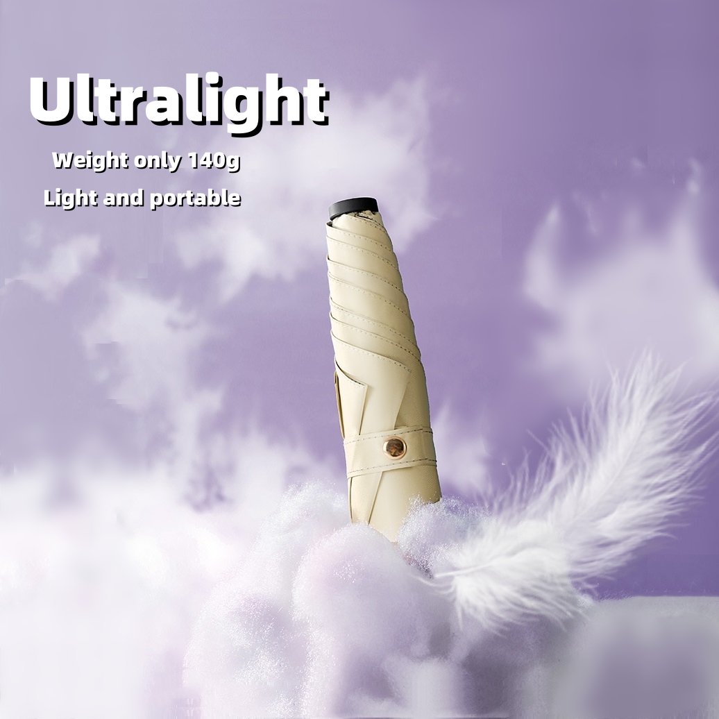 Ultra-light UPF50+ Umbrella Ca - Travel Umbrella Compact recension och pris