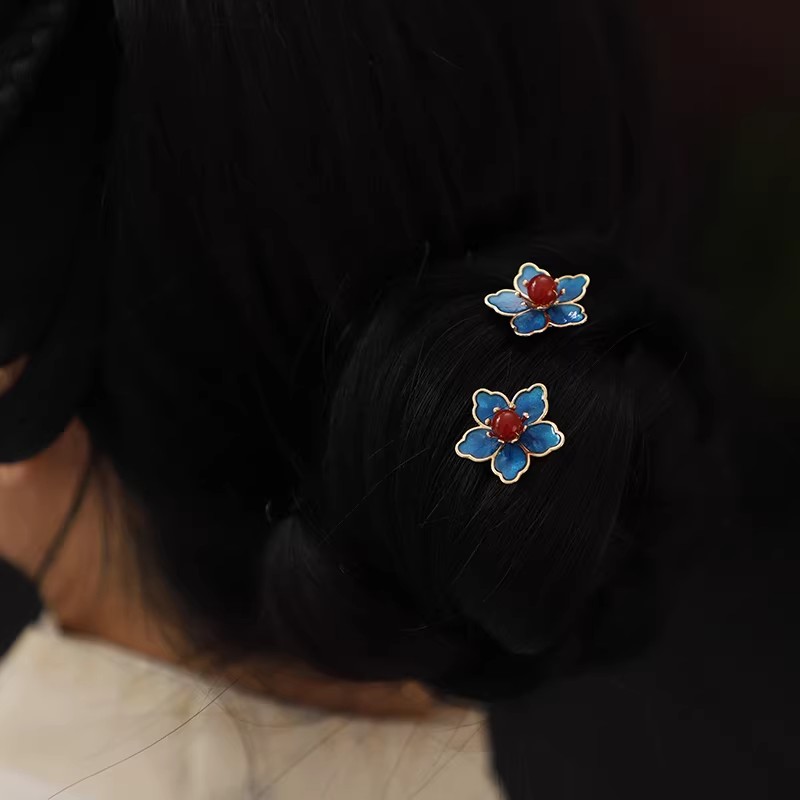 Blue Flower Ancient-Style Hanf - Travel Accessories For Women recension och pris