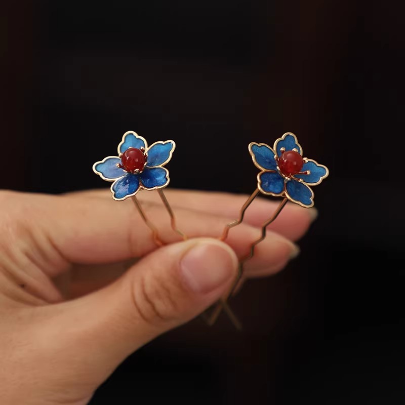 Blue Flower Ancient-Style Hanf - Travel Accessories For Women recension och pris