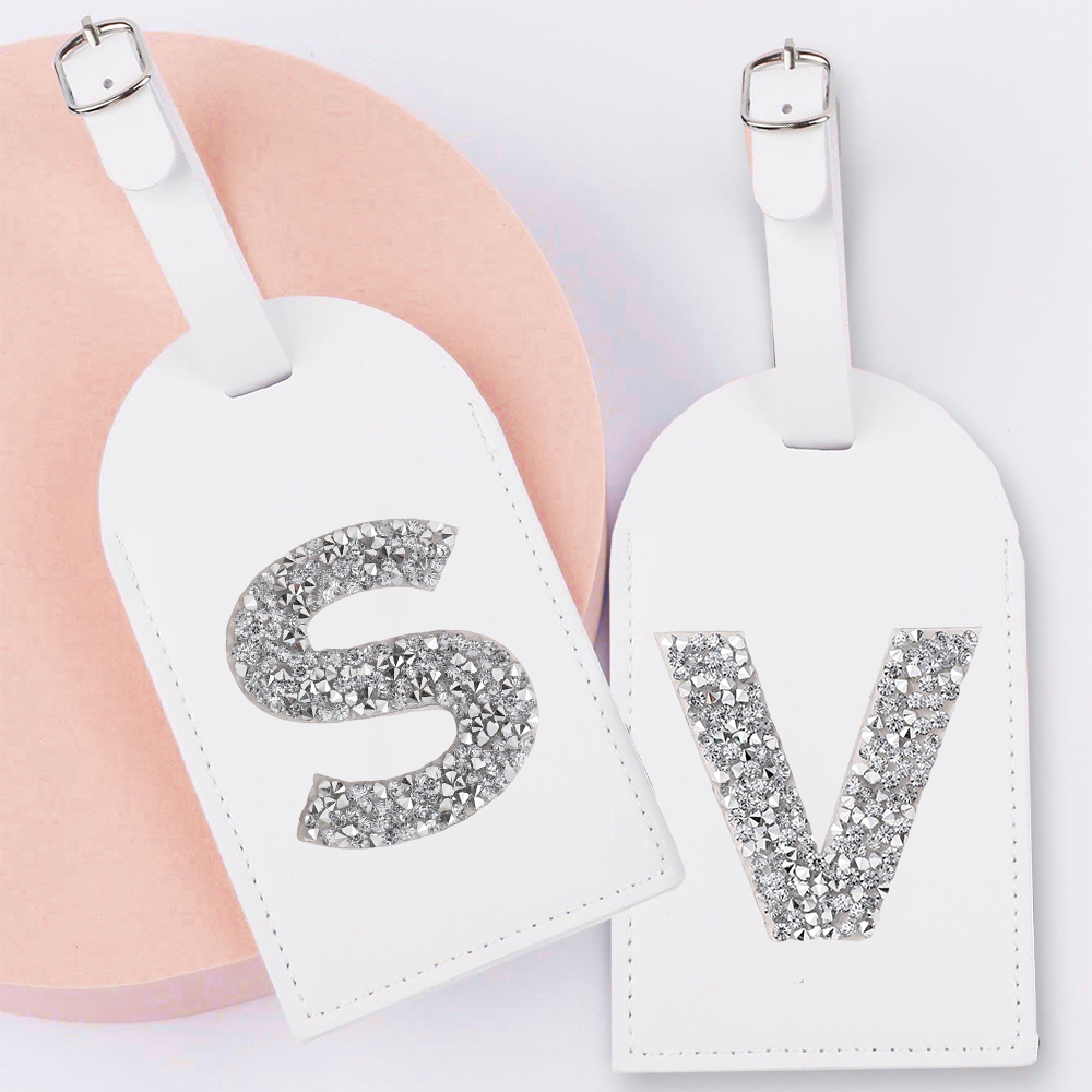 A-Z Rhinestone Monogram Leathe - Travel Accessories List recension och pris