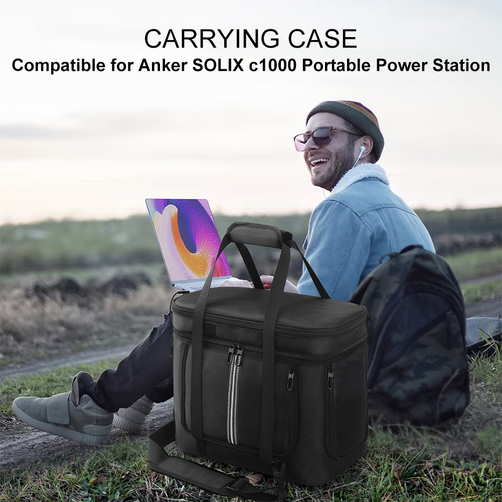 Carrying Case for Anker SOLIX  - Travel Accessories Case recension och pris