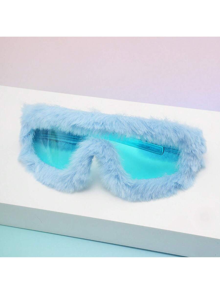 Furry Yellow Fashion Sunglasse - Travel Accessories For Women recension och pris