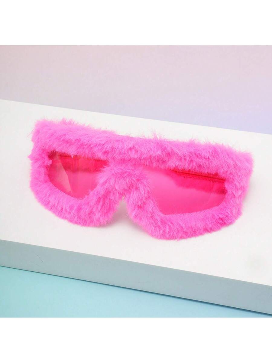 Furry Yellow Fashion Sunglasse - Travel Accessories For Women recension och pris