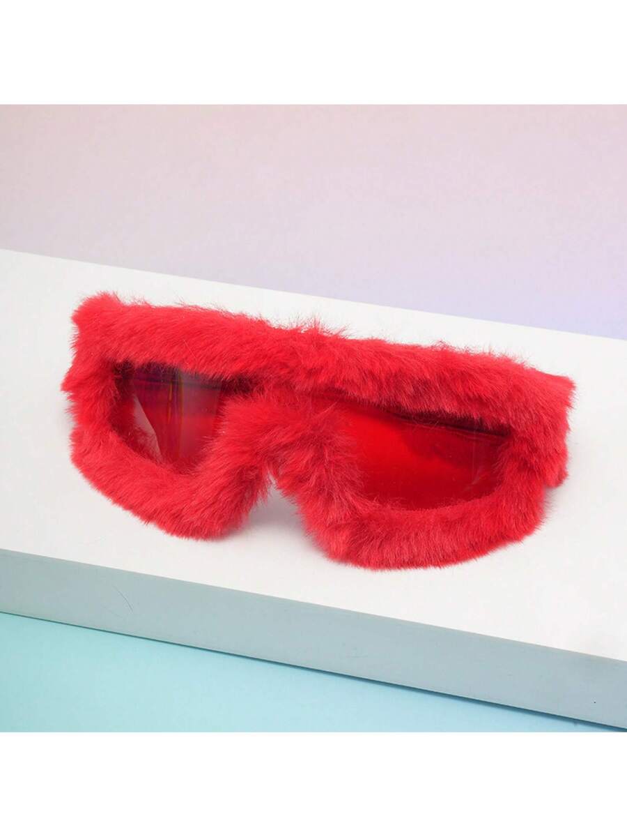 Furry Yellow Fashion Sunglasse - Travel Accessories For Women recension och pris