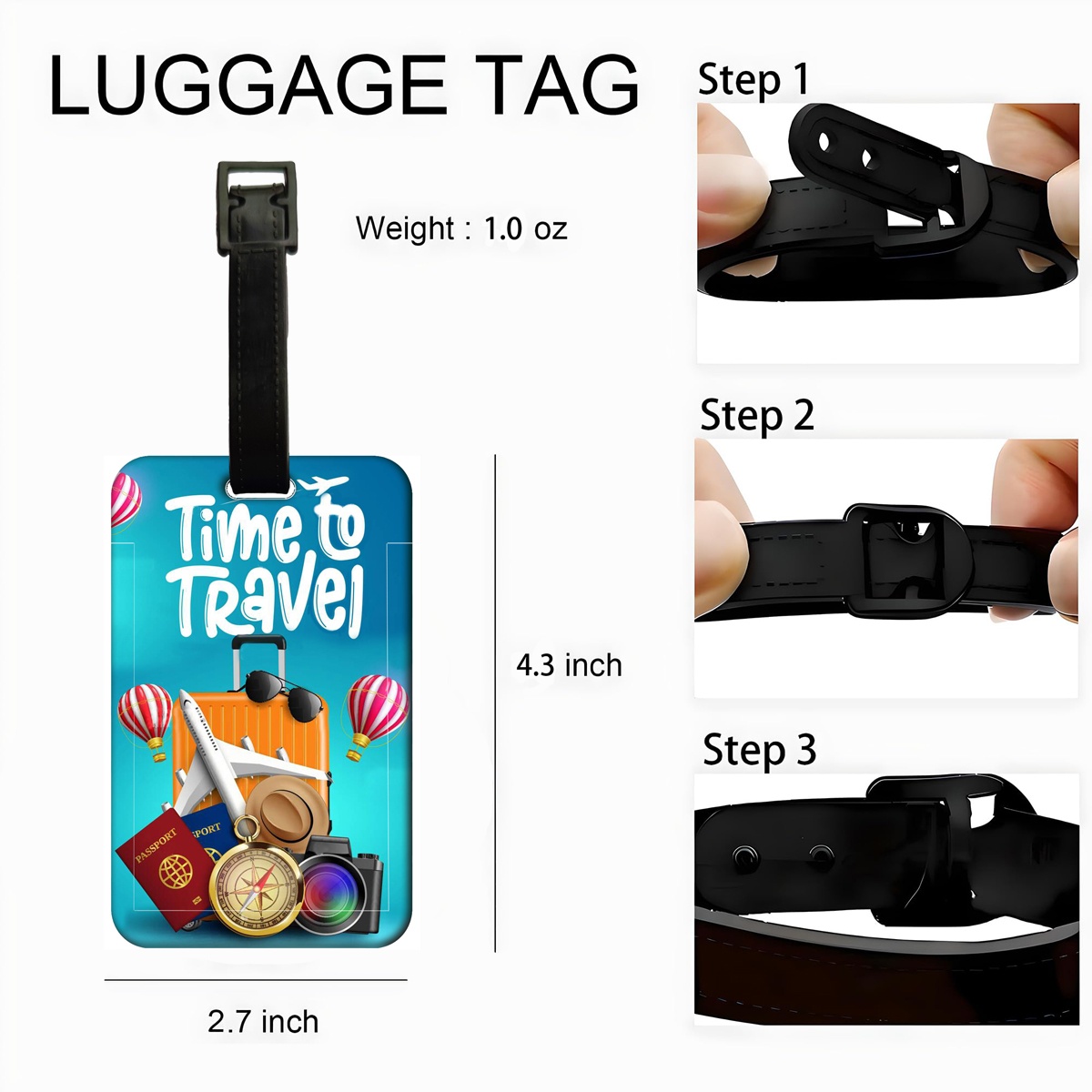 Travel style Luggage Tag Men W - Travel Accessories List recension och pris