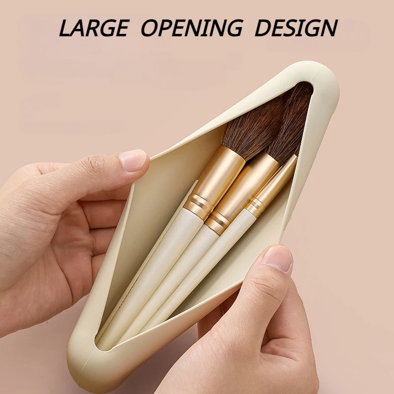 Travel Makeup Brush Holder Sil - Travel Accessories Case recension och pris