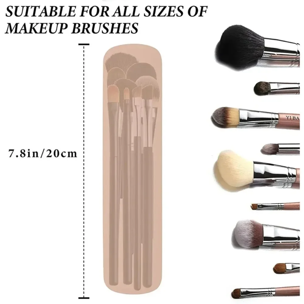 Travel Makeup Brush Holder Sil - Travel Accessories Case recension och pris