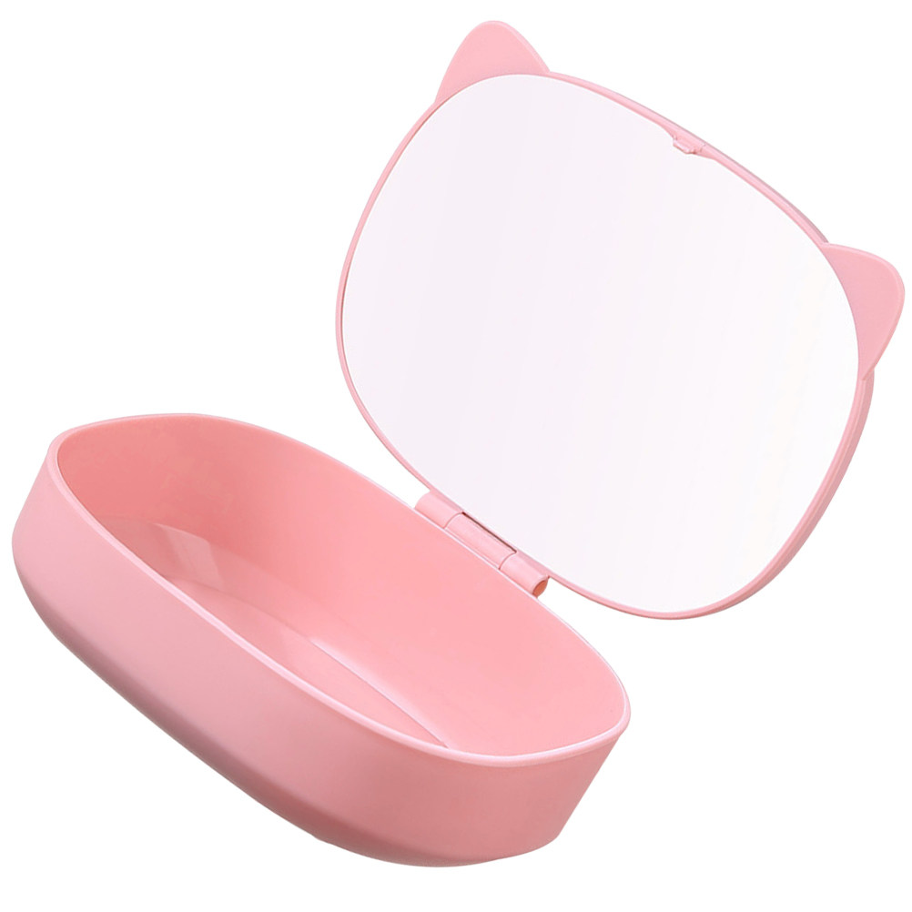 Portable Cat Ear Hair Clip Org - Accessories Travel Jewelry Box recension och pris