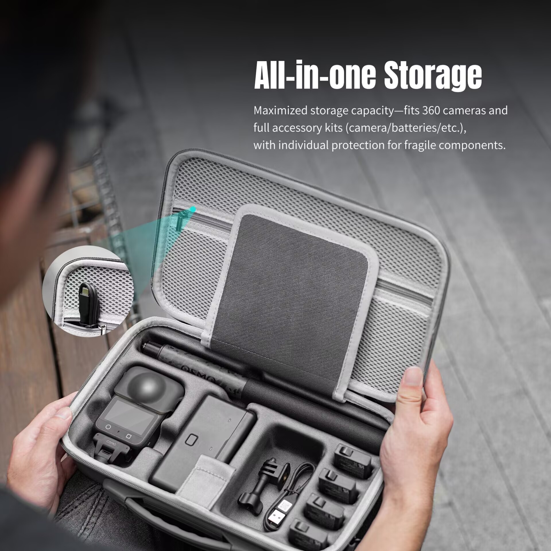 STARTRC Storage Bag for DJI OS - Travel Accessories Gadget recension och pris