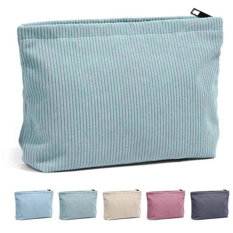 Corduroy Travel Cosmetic Bag P - Travel Accessories Organizer Bag recension och pris