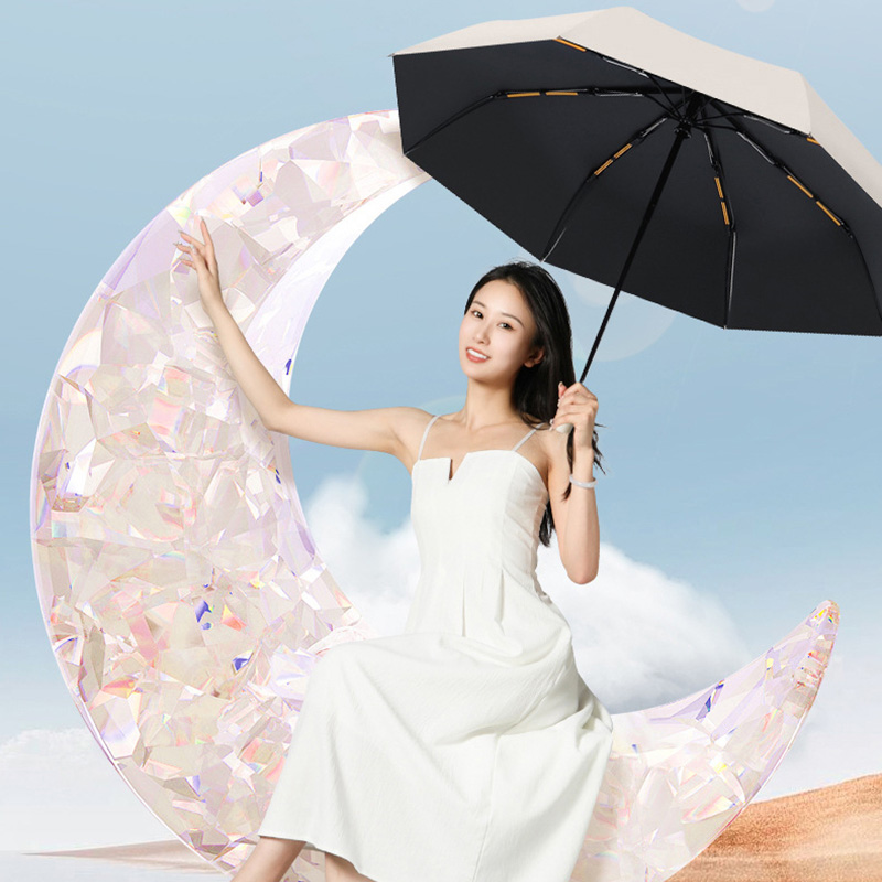 Automatic Umbrella 24 Bone Sol - Travel Umbrella Compact recension och pris