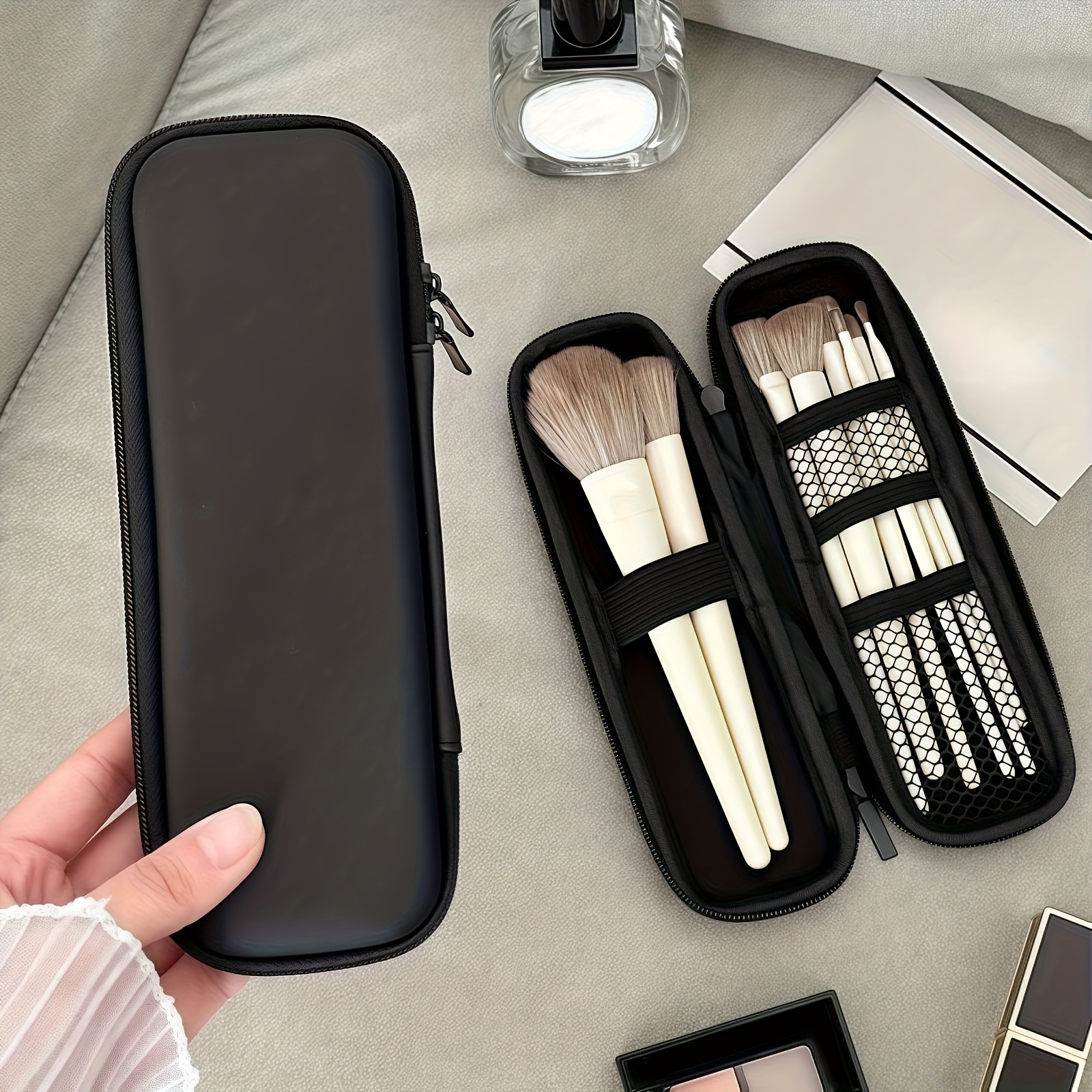 Portable Makeup Brush Organize - Travel Accessories Organizer Bag recension och pris