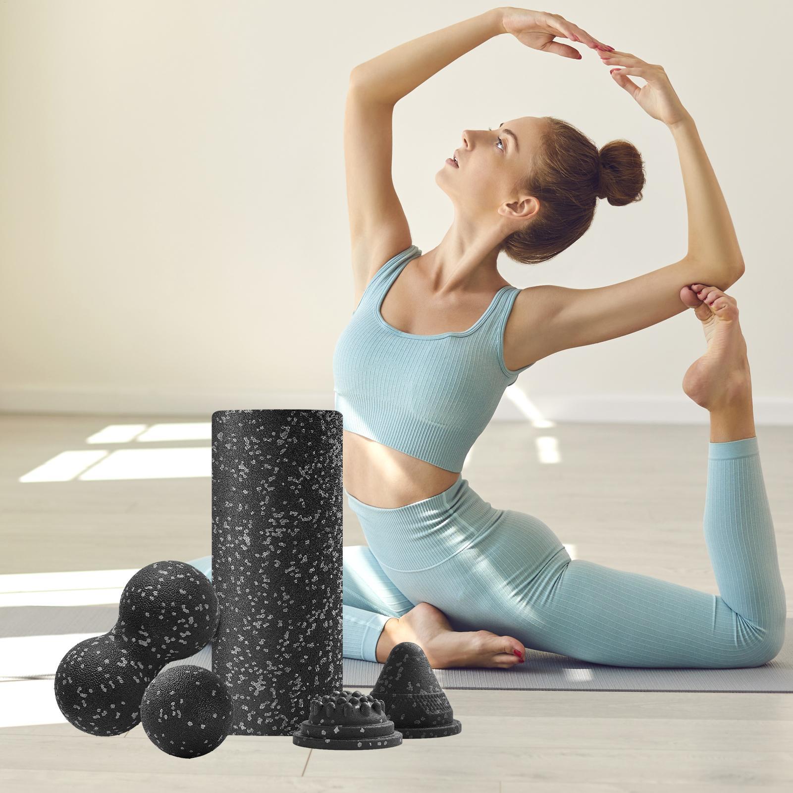 Yoga Roller Exercise Foam Roll - Travel Yoga Accessories recension och pris